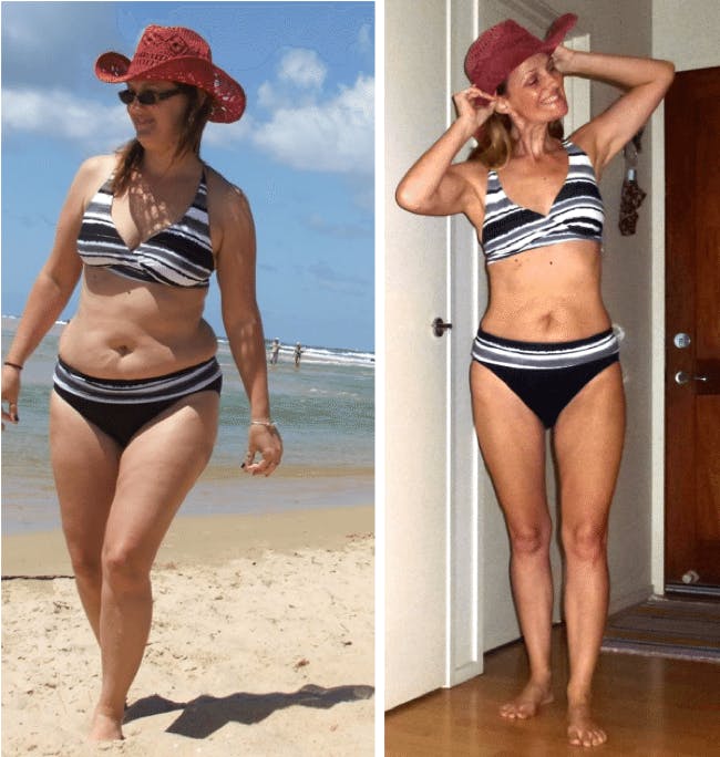 Vanessa's weight loss transformation week one: why a high protein diet matters - Healthista high protein diet before and after pictures